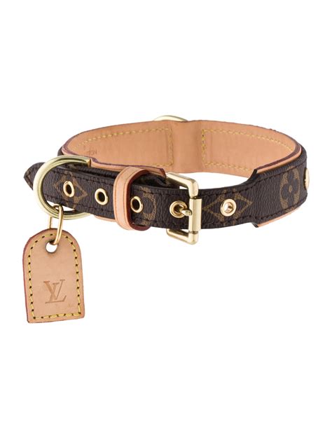 lv collar|louis vuitton dog collar large.